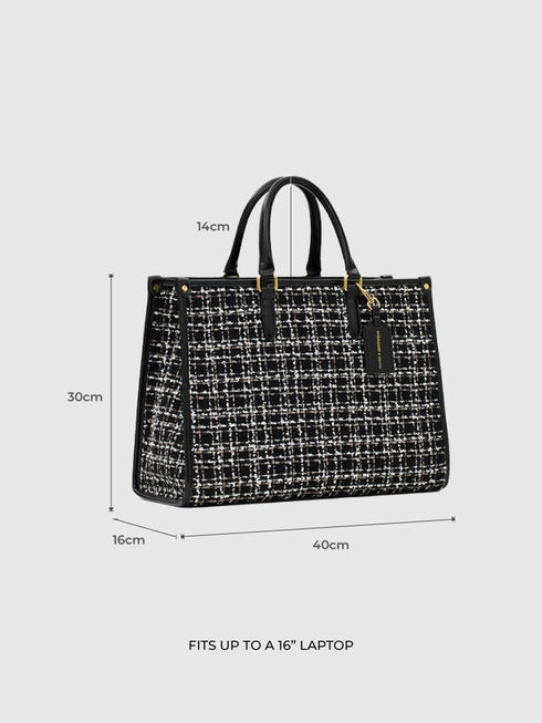 Denice Tweed Tote Bag